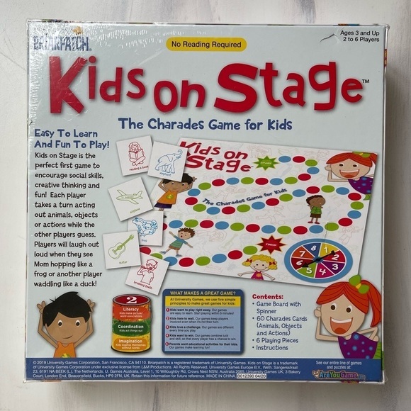 University Games Kids On Stage Charades Game new - Picture 3 of 4